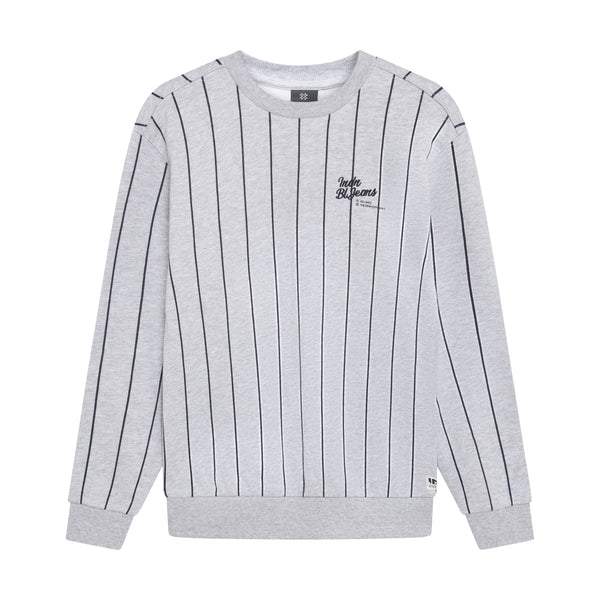 Jongens Loose Fit Sweat Stripe van Indian Blue Jeans in de kleur Fresh Grey Melange in maat 176.