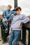 Indian Blue Jeans Loose Fit Sweat Stripe