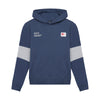 Jongens Hoodie INDN Backprint Brushed van Indian Blue Jeans in de kleur Washed Mid Blue in maat 176.