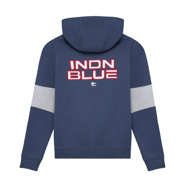 Indian Blue Jeans Hoodie INDN Backprint Brushed