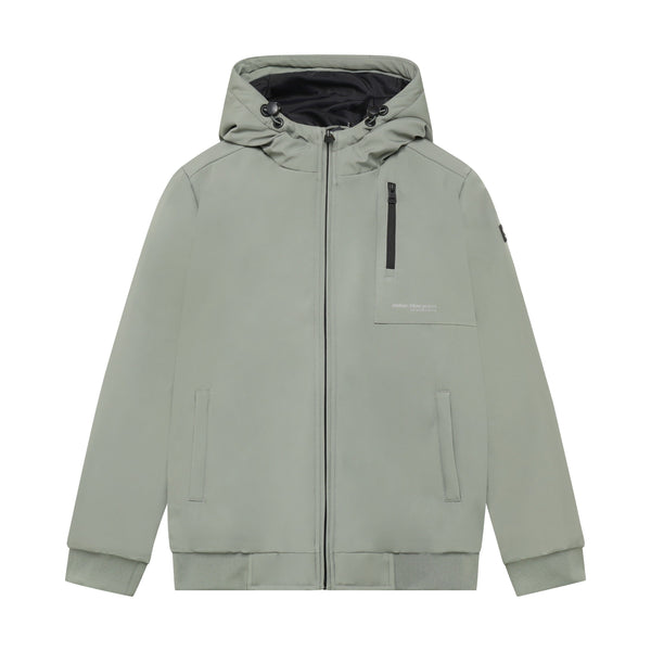 Jongens Softshell Jacket van Indian Blue Jeans in de kleur Dust Green  in maat 176.