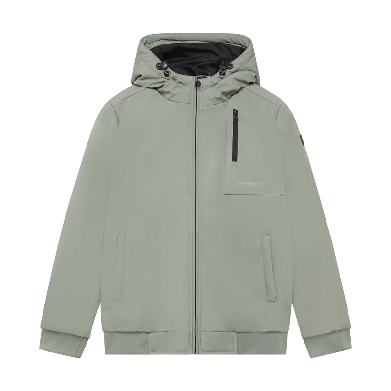 Jongens Softshell Jacket van Indian Blue Jeans in de kleur Dust Green  in maat 176.