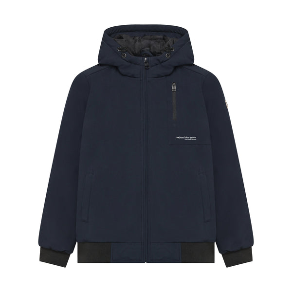 Jongens Softshell Jacket van Indian Blue Jeans in de kleur Total Eclipse in maat 176.