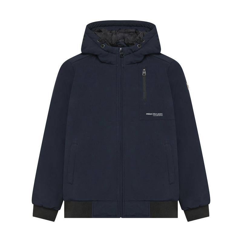 Jongens Softshell Jacket van Indian Blue Jeans in de kleur Total Eclipse in maat 176.