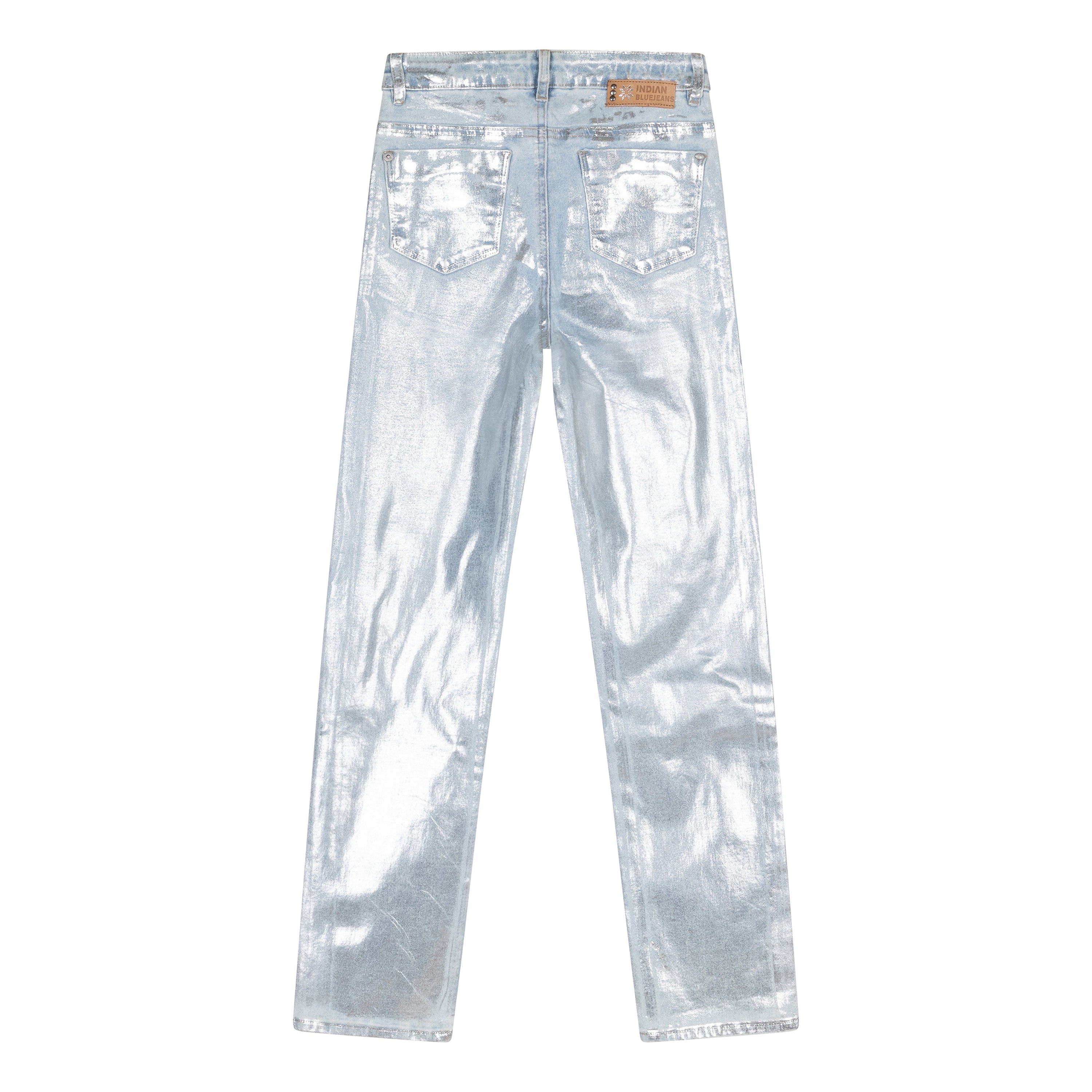 Indian Blue Jeans Jeans Straight Fit Silv. Coated