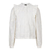 Indian Blue Jeans Flower Ruffle Shirt LS