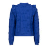 Indian Blue Jeans Flower Ruffle Shirt LS