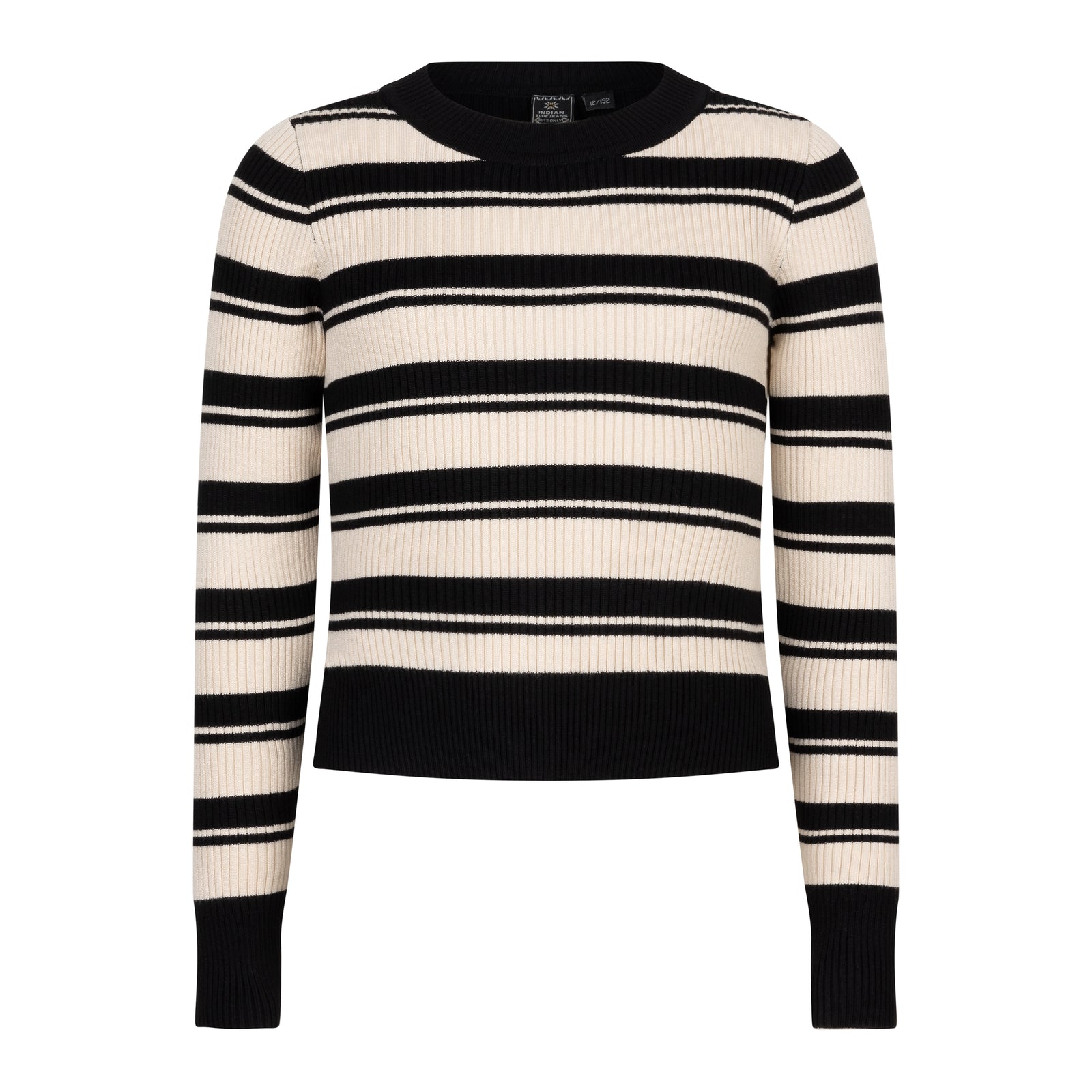 Indian Blue Jeans Striped Knitwear Cropped