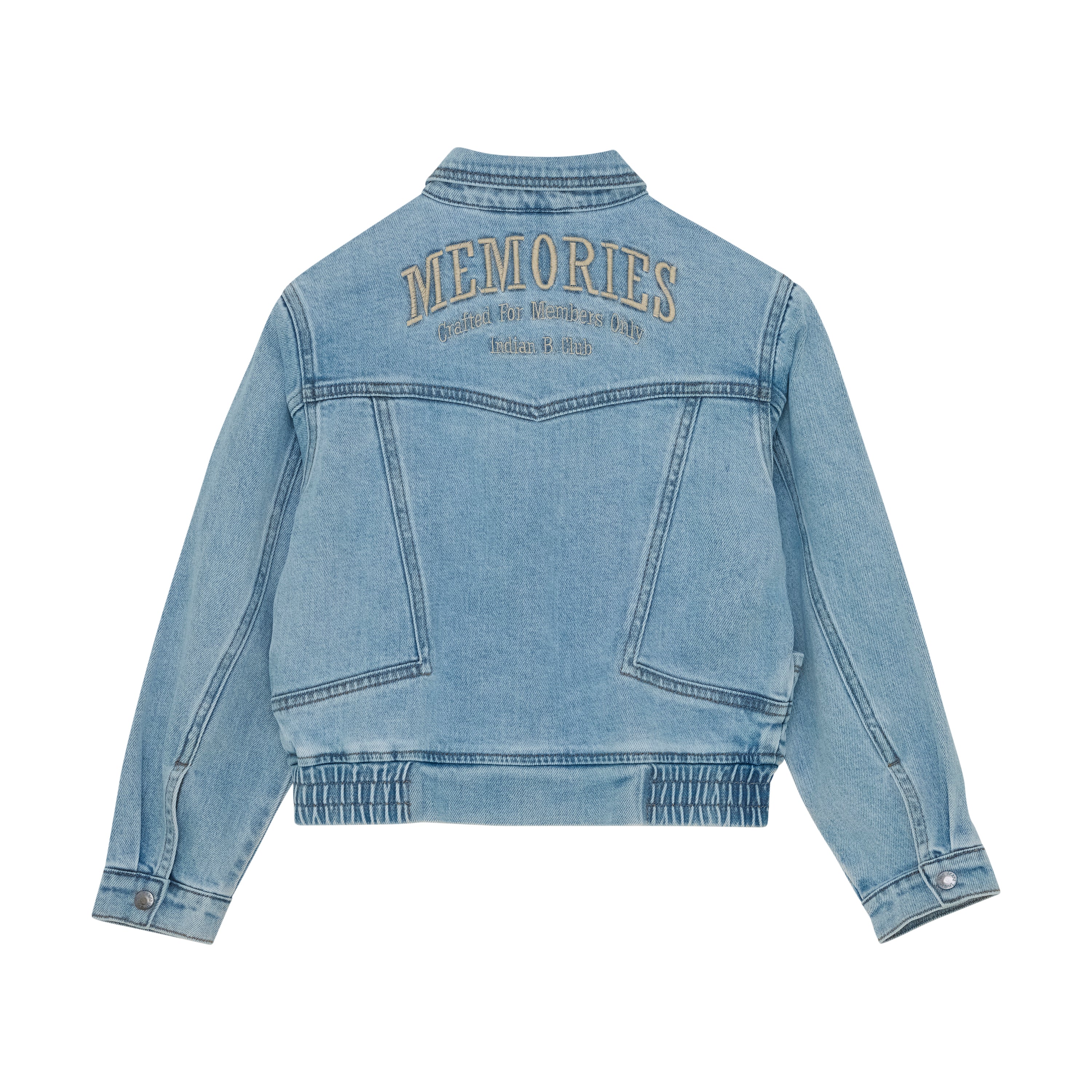 Indian Blue Jeans Denim Jacket Embroidery