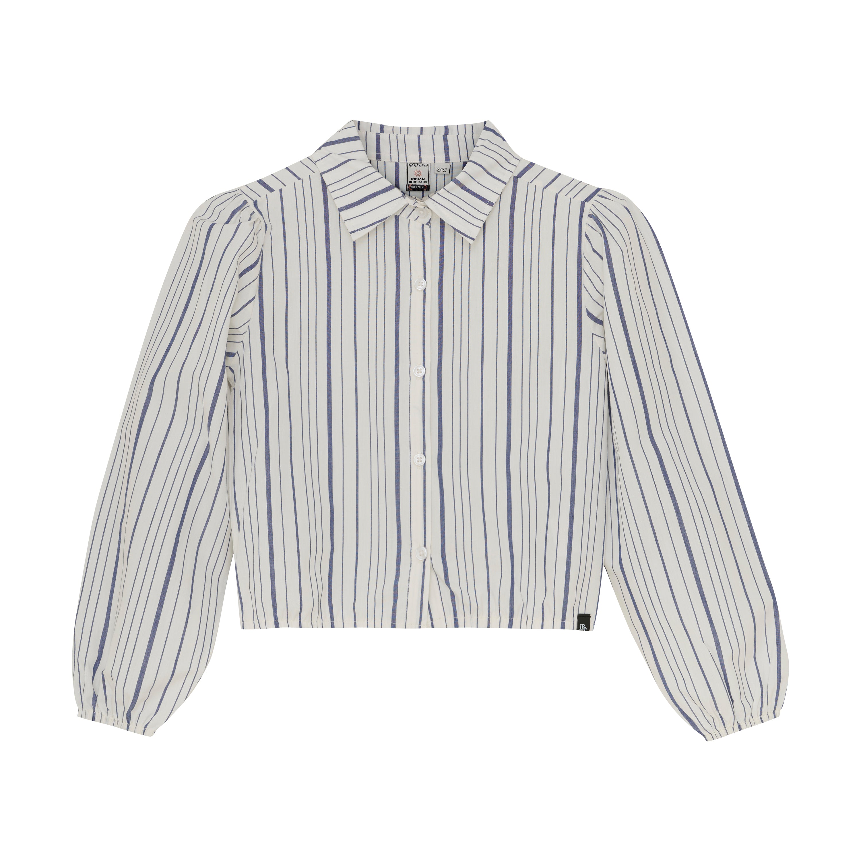 Indian Blue Jeans Shirt Longsleeve Stripe