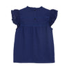 Indian Blue Jeans Shirt Ruffle