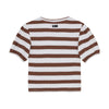 Indian Blue Jeans T-shirt Striped Puffed Sleeve