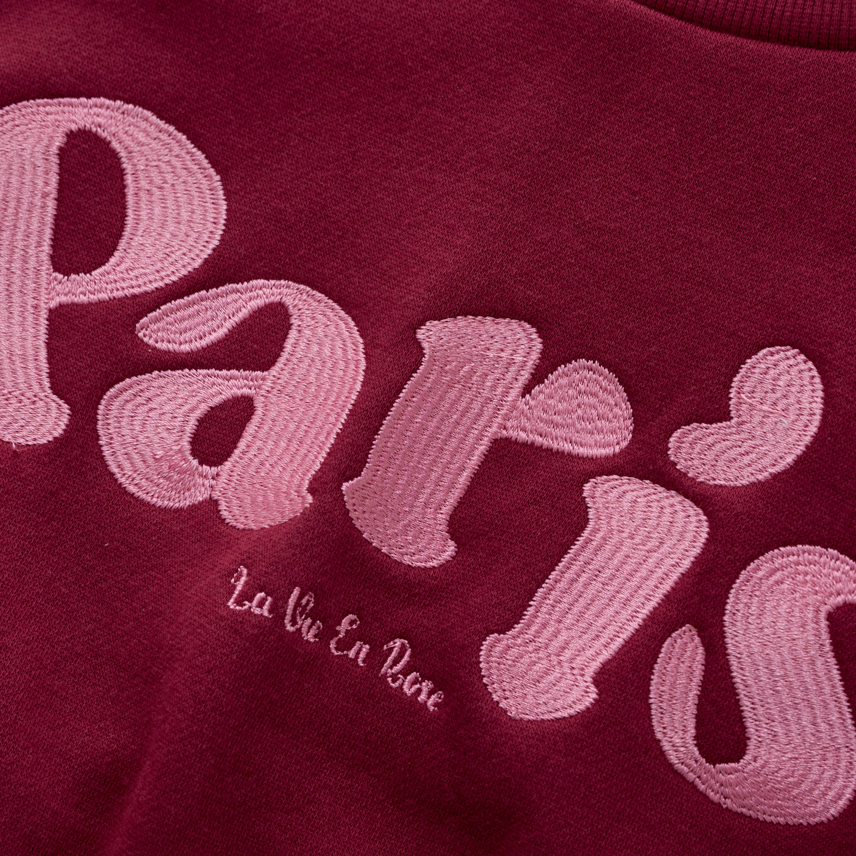 Meisjes Sweater Crochet van Indian Blue Jeans in de kleur Red Plum in maat 176.