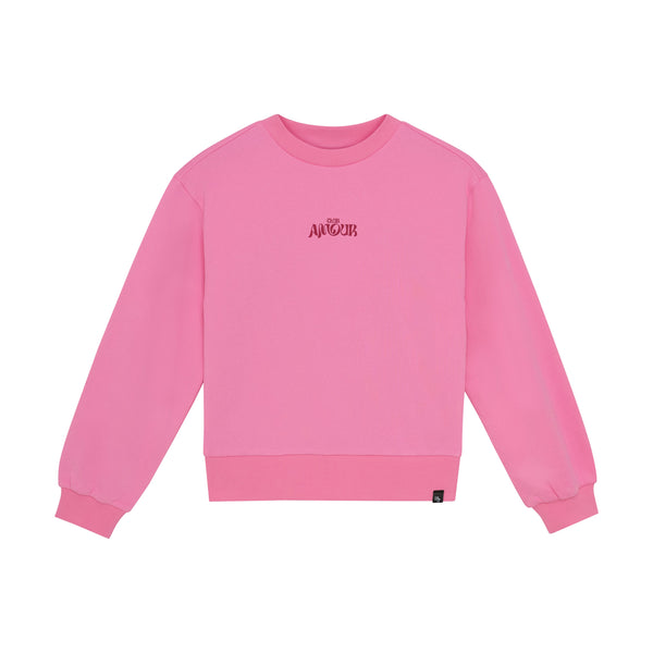Meisjes Sweater Print van Indian Blue Jeans in de kleur Aurora Pink in maat 176.