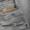 Meisjes Wide Staight Fit Grey  van Indian Blue Jeans in de kleur Light Grey Denim in maat 176.