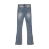 Meisjes Flared Fit Medium Denim  van Indian Blue Jeans in de kleur Medium Denim in maat 176.