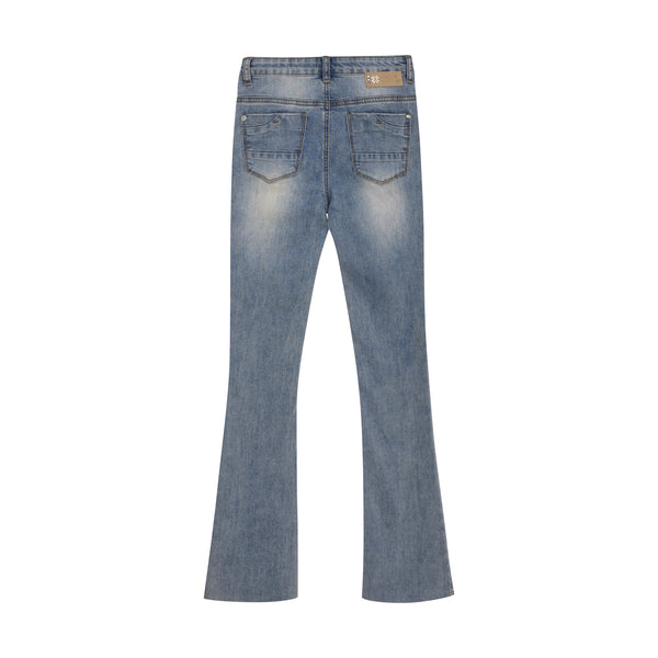Indian Blue Jeans Flared Fit Medium Denim