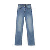 Meisjes Wide Straight Fit  van Indian Blue Jeans in de kleur Medium Denim in maat 176.