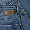Meisjes Wide Straight Fit  van Indian Blue Jeans in de kleur Medium Denim in maat 176.