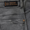 Meisjes Wide Fit Grey  van Indian Blue Jeans in de kleur Light Grey Denim in maat 176.
