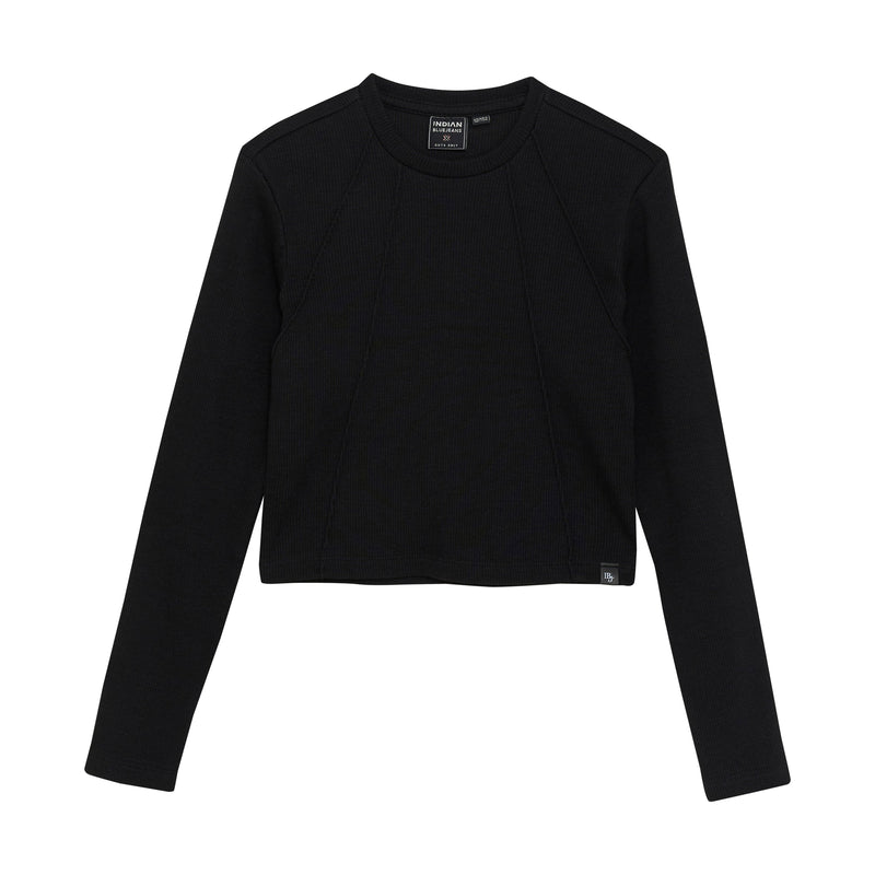 Meisjes Longsleeve Sport van Indian Blue Jeans in de kleur Phantom in maat 176.