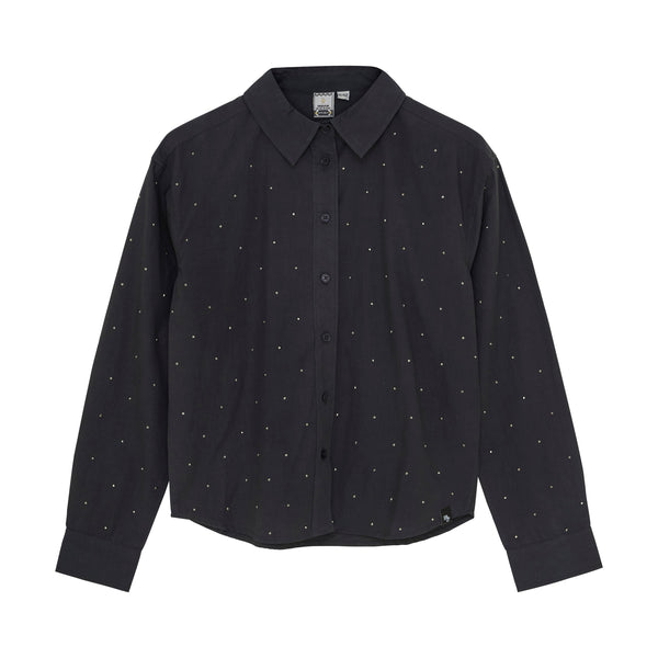 Meisjes Shirt Studs van Indian Blue Jeans in de kleur Phantom in maat 176.