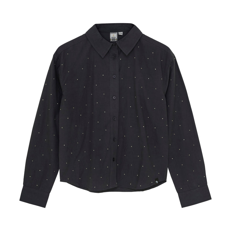 Meisjes Shirt Studs van Indian Blue Jeans in de kleur Phantom in maat 176.