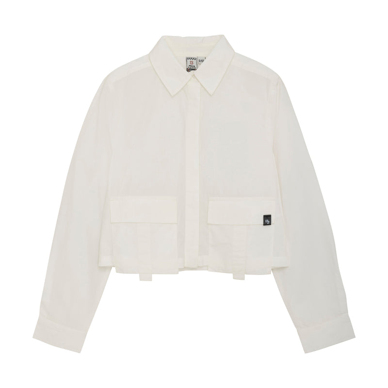 Meisjes Shirt Cropped  van Indian Blue Jeans in de kleur Cloud in maat 176.