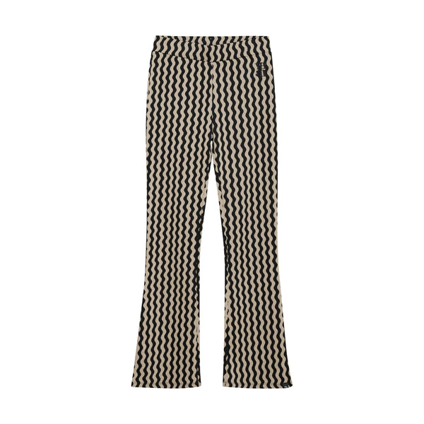 Meisjes Flared Zigzag van Indian Blue Jeans in de kleur Black  in maat 176.