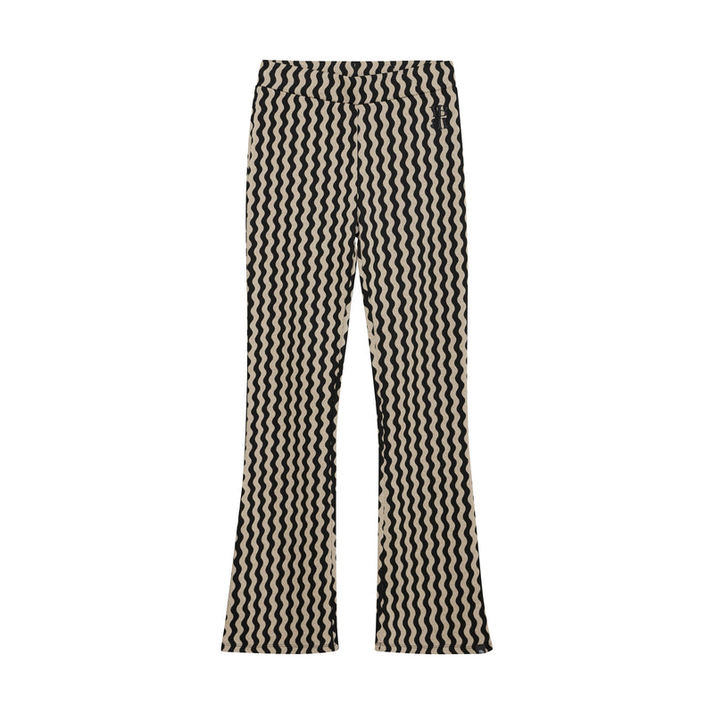 Meisjes Flared Zigzag van Indian Blue Jeans in de kleur Black  in maat 176.