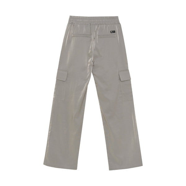 Indian Blue Jeans Wide Shiny Cargo Pants
