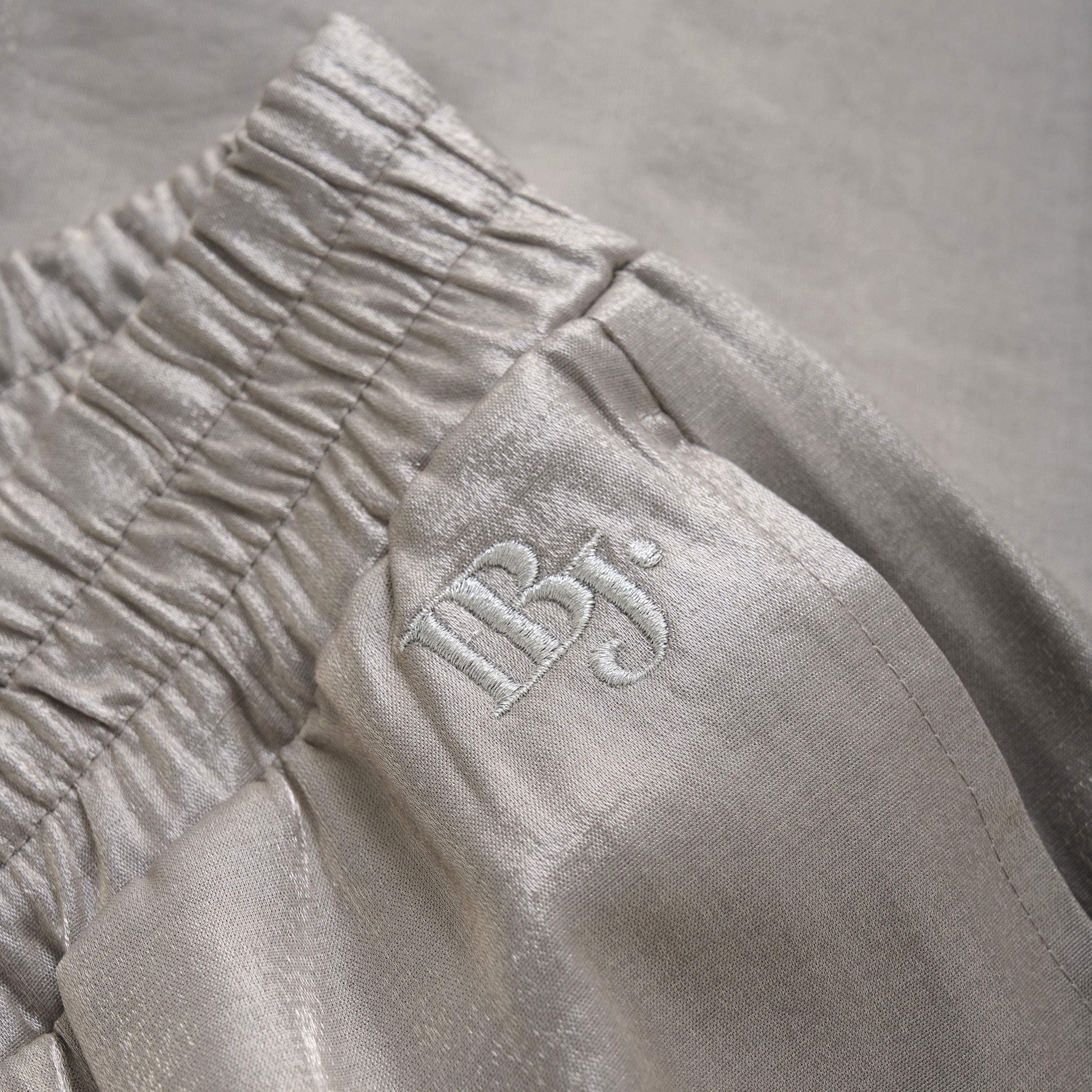 Meisjes Wide Shiny Cargo Pants  van Indian Blue Jeans in de kleur Silver in maat 176.