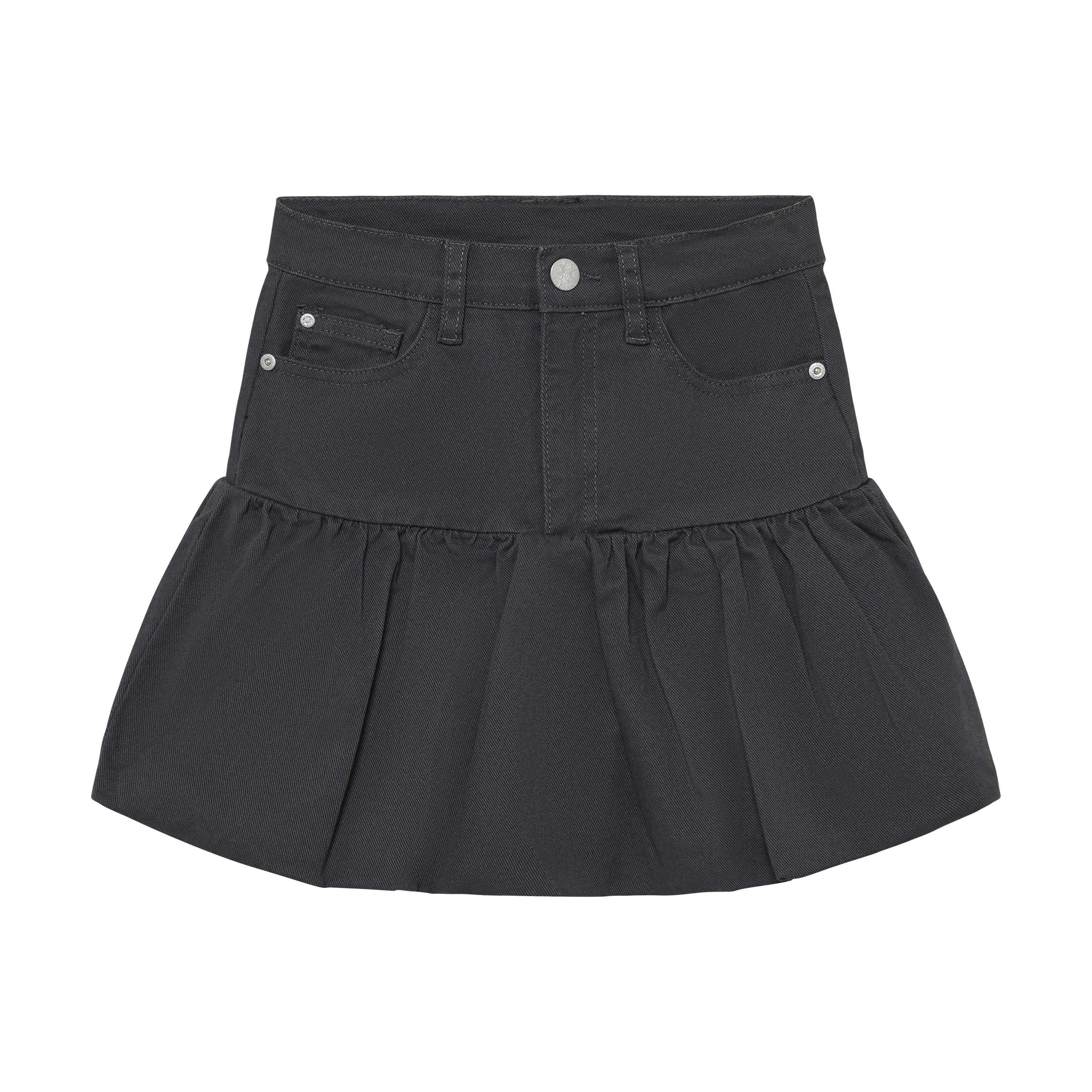 Indian Blue Jeans Skirt Balloon Twill