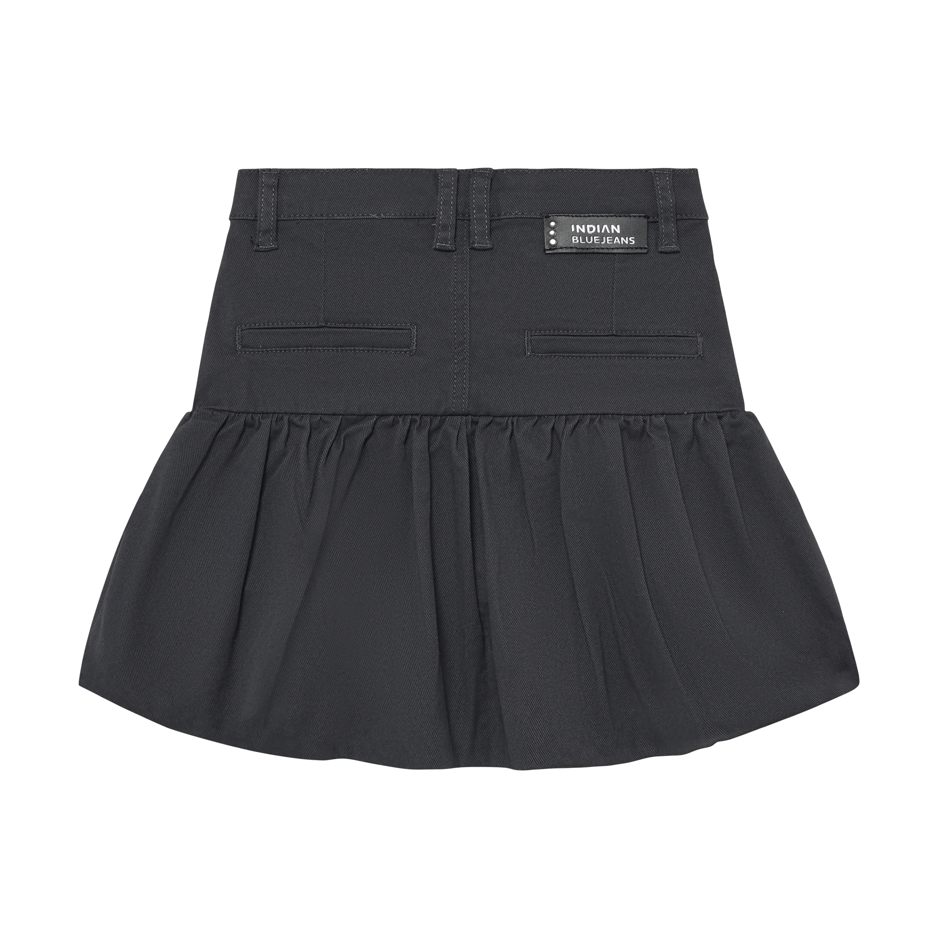 Indian Blue Jeans Skirt Balloon Twill