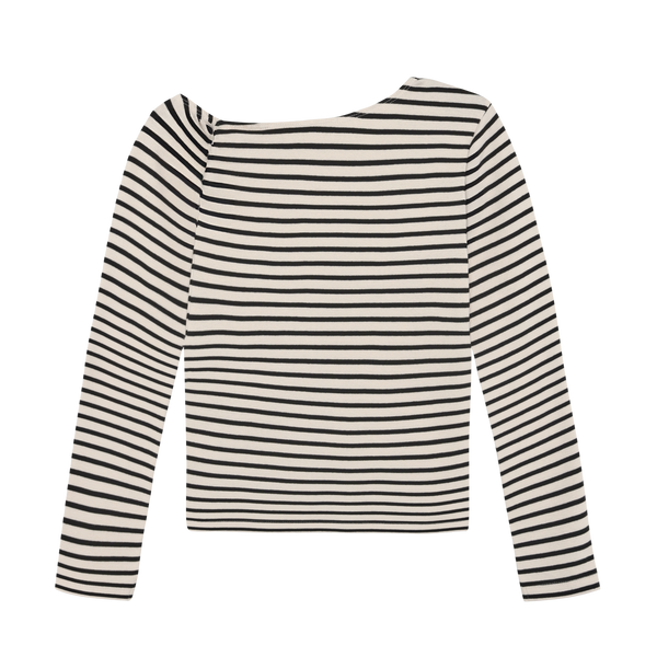Indian Blue Jeans Longsleeve Offshoulder Stripe