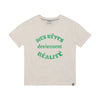 Meisjes T-shirt Wide Fit van Indian Blue Jeans in de kleur Light sand melange in maat 176.