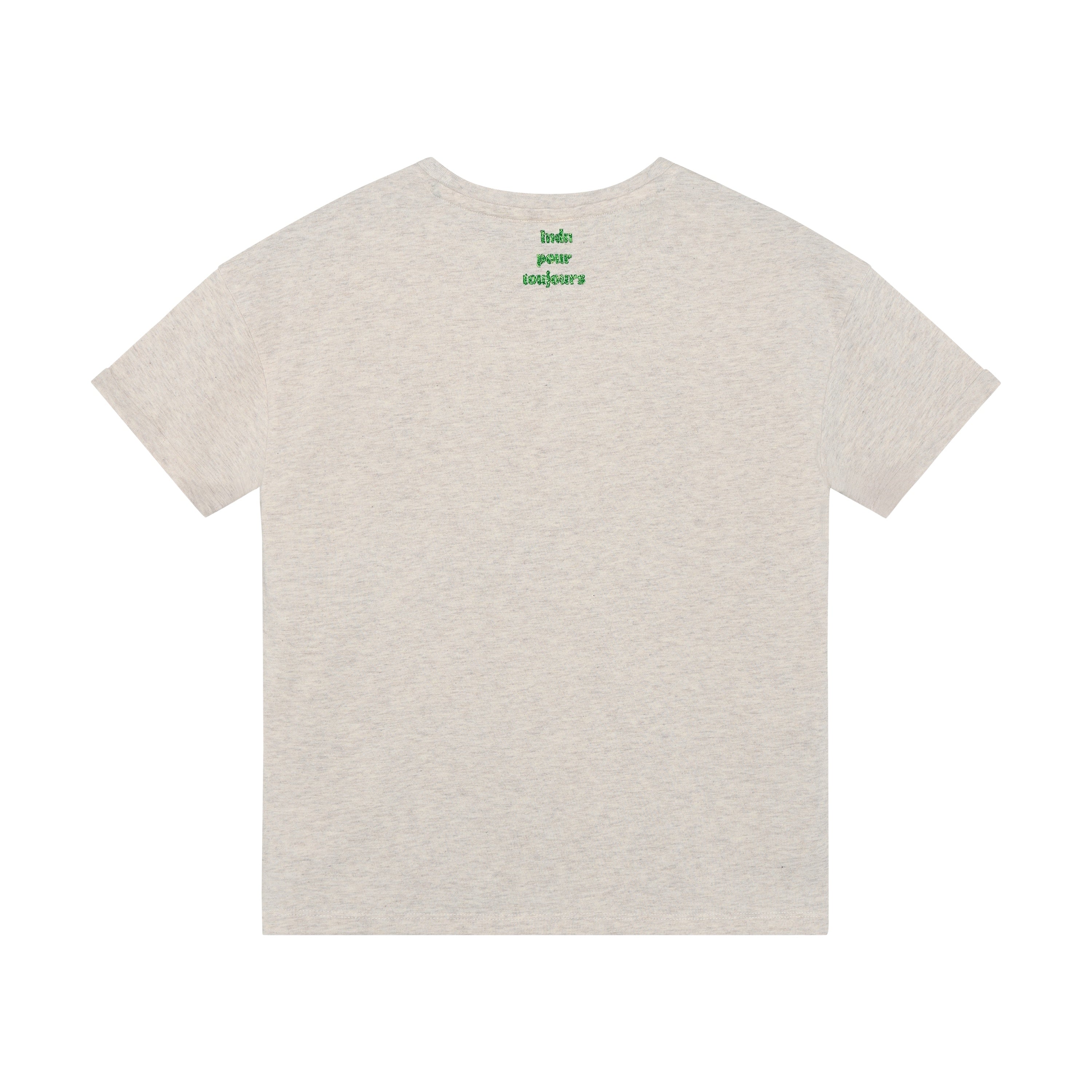 Meisjes T-shirt Wide Fit van Indian Blue Jeans in de kleur Light sand melange in maat 176.