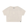 Meisjes T-shirt Cropped Back Artwork van Indian Blue Jeans in de kleur Light sand melange in maat 176.
