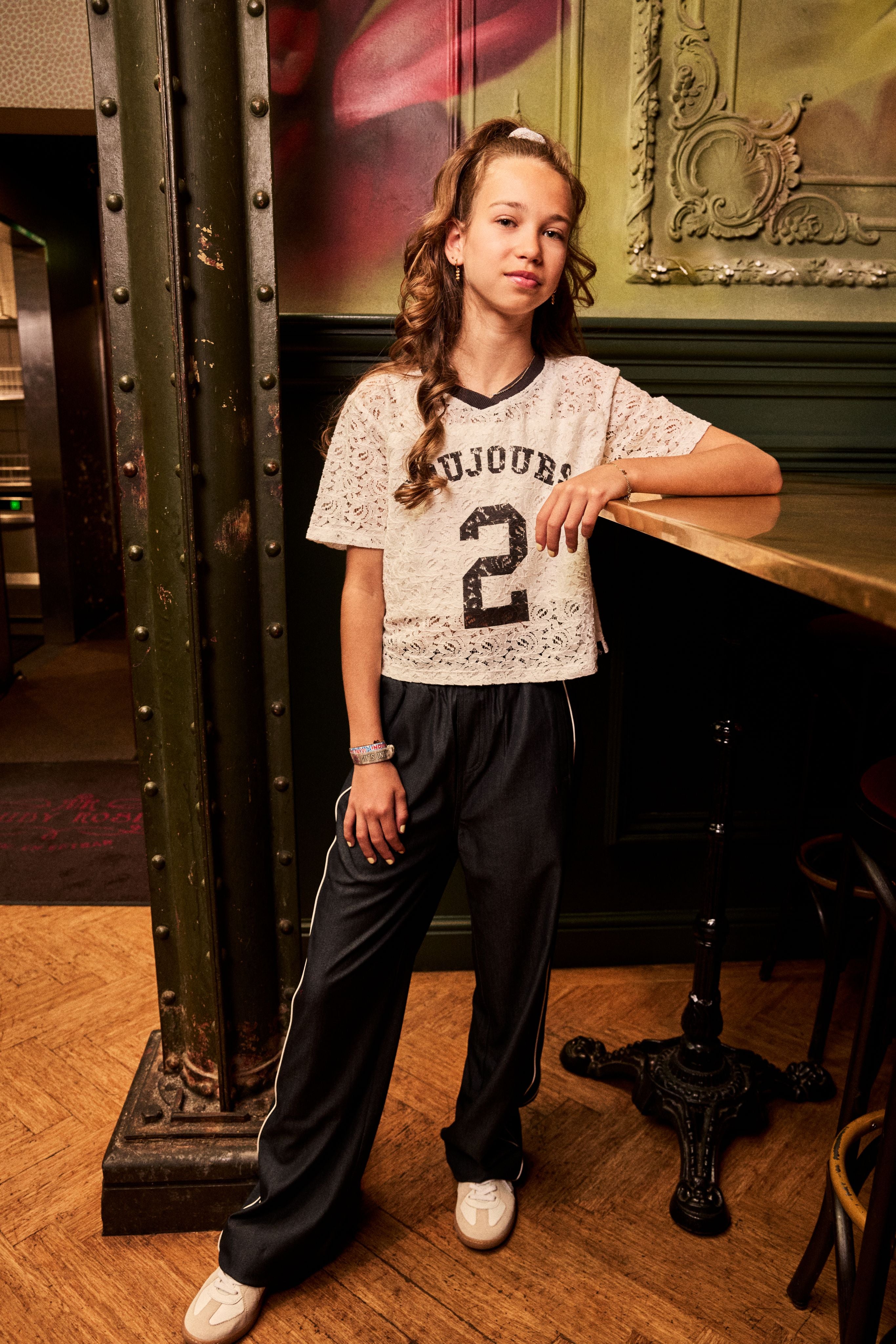 Indian Blue Jeans T-shirt Lace