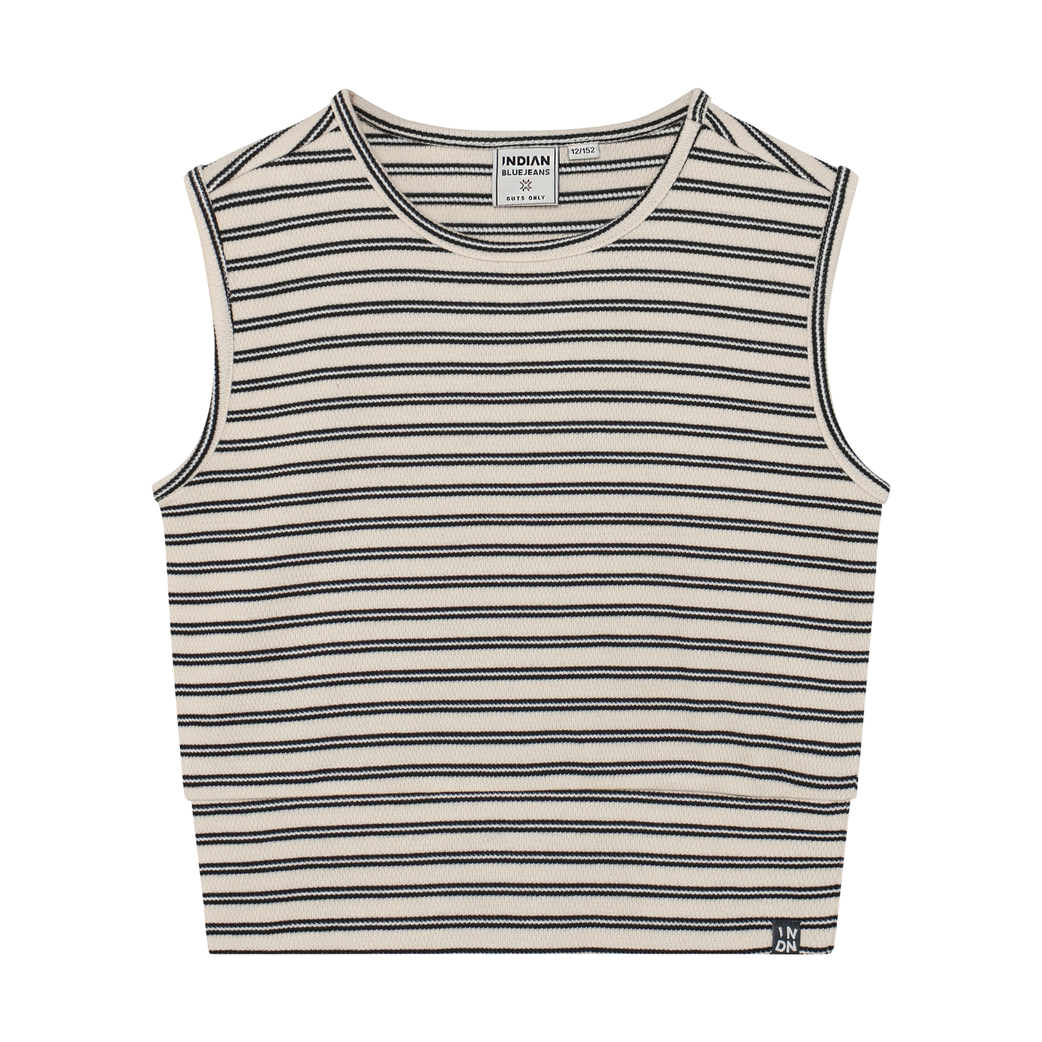 Indian Blue Jeans Cropped Top Stripe