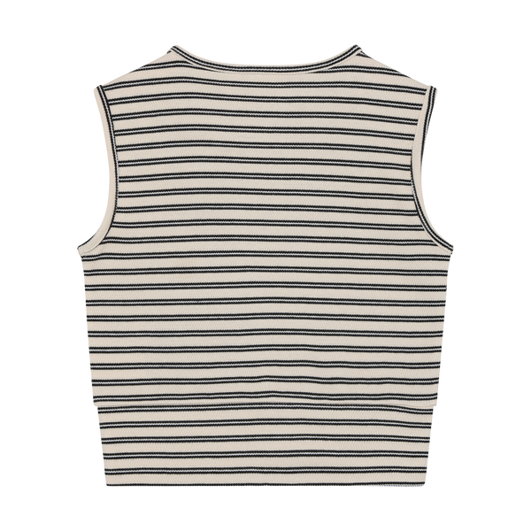 Indian Blue Jeans Cropped Top Stripe
