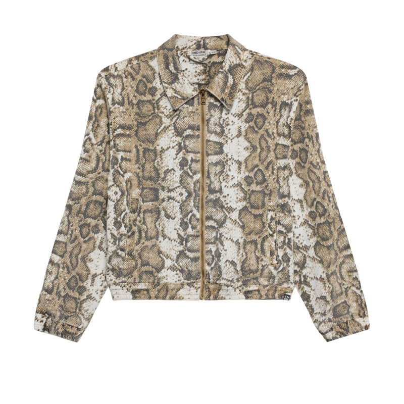 Indian Blue Jeans Snake Print Jacket