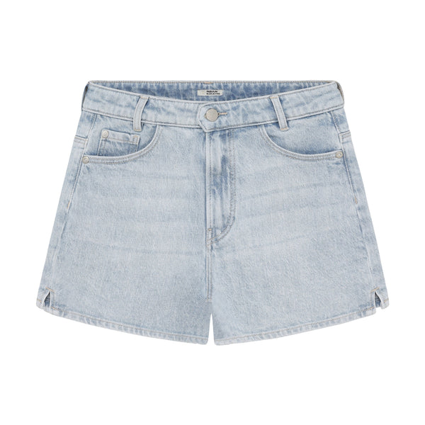 Meisjes Wide Denim Short Light van Indian Blue Jeans in de kleur Used Light Denim in maat 176.