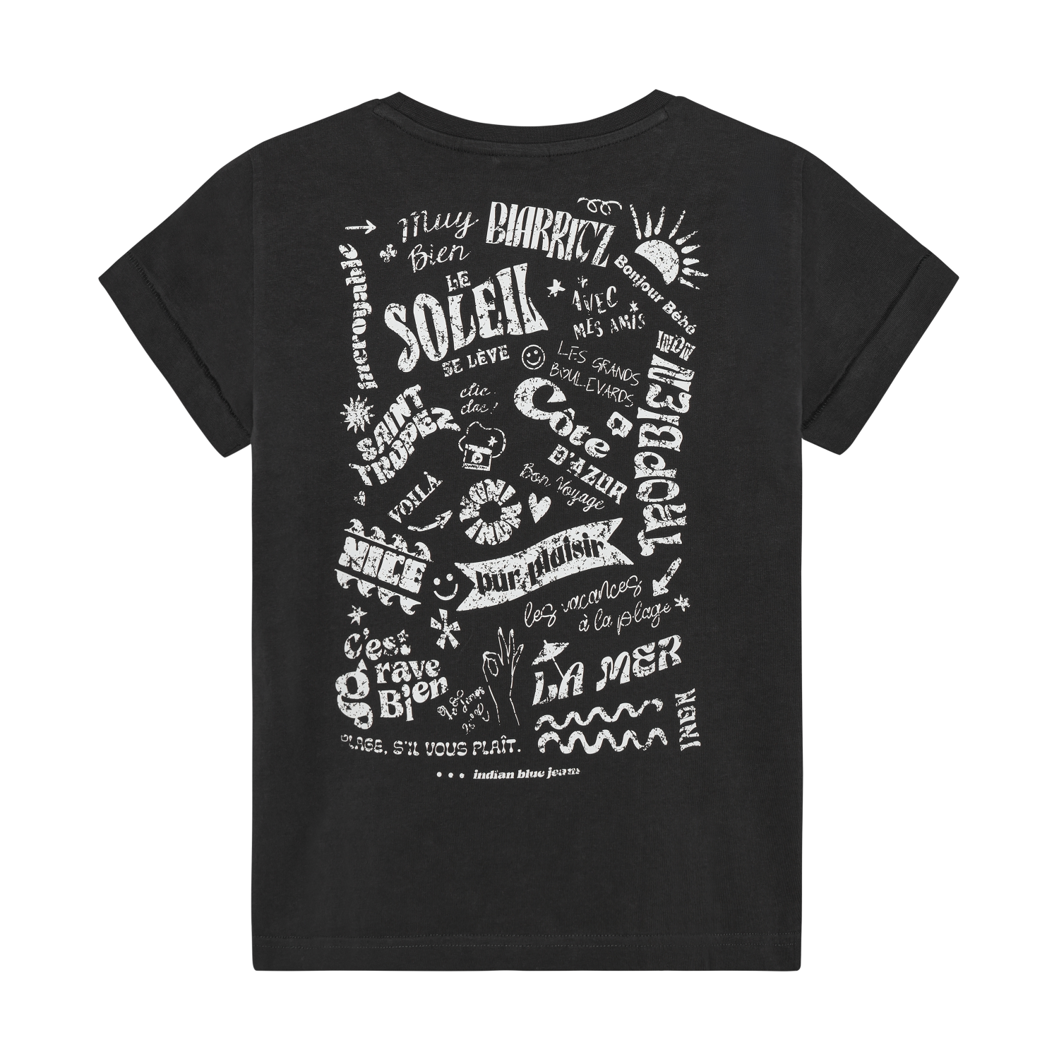 Indian Blue Jeans T-shirt Washed Print