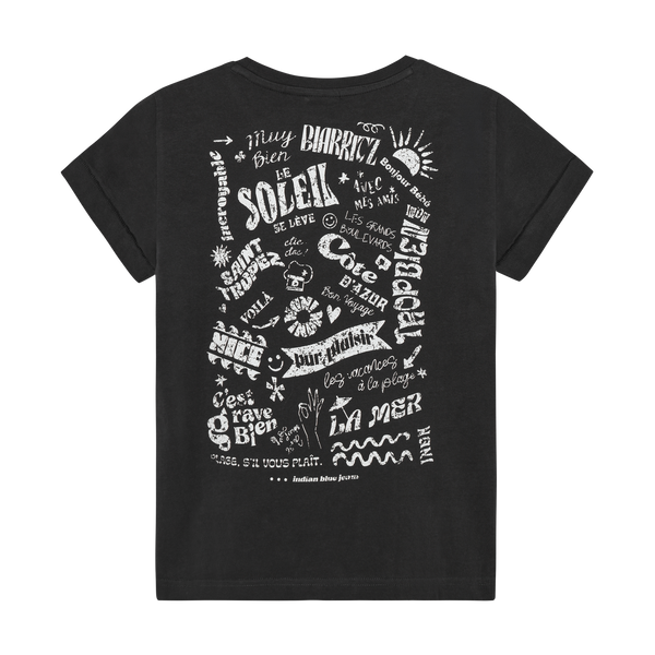 Indian Blue Jeans T-shirt Washed Print