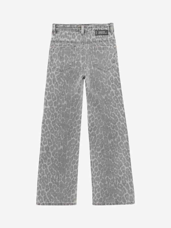 Indian Blue Jeans Wide Fit Print