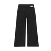 Meisjes Extra Wide Fit Glitter van Indian Blue Jeans in de kleur Black Denim in maat 176.