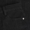 Meisjes Extra Wide Fit Glitter van Indian Blue Jeans in de kleur Black Denim in maat 176.