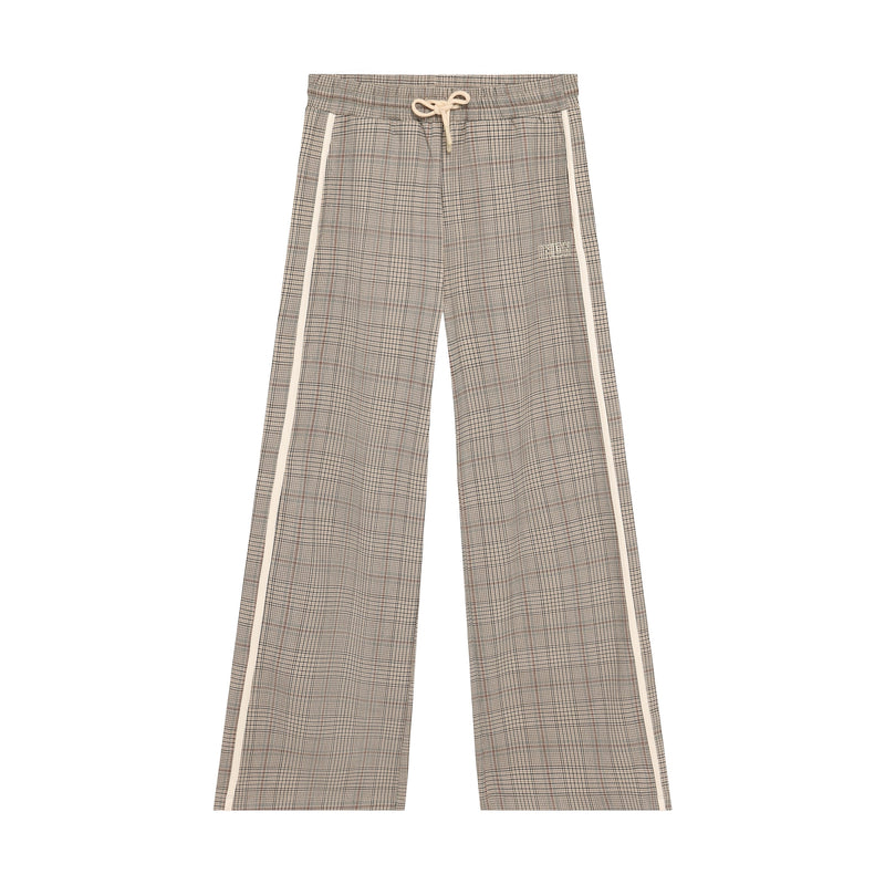 Meisjes Pants Extra Wide Check van Indian Blue Jeans in de kleur Humus in maat 176.