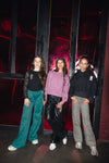 Indian Blue Jeans Pants Vegan Leather